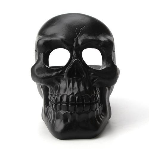Skull Ashtray Tobacco Ash Box Sculpture Statue Container Decoration Retro Vintage Skull Home Office Bar Ornament Crafts Man Gift
