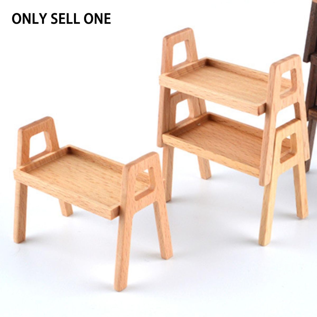1/12 Miniature Bookshelf Rack Furniture for Dolls House Deco