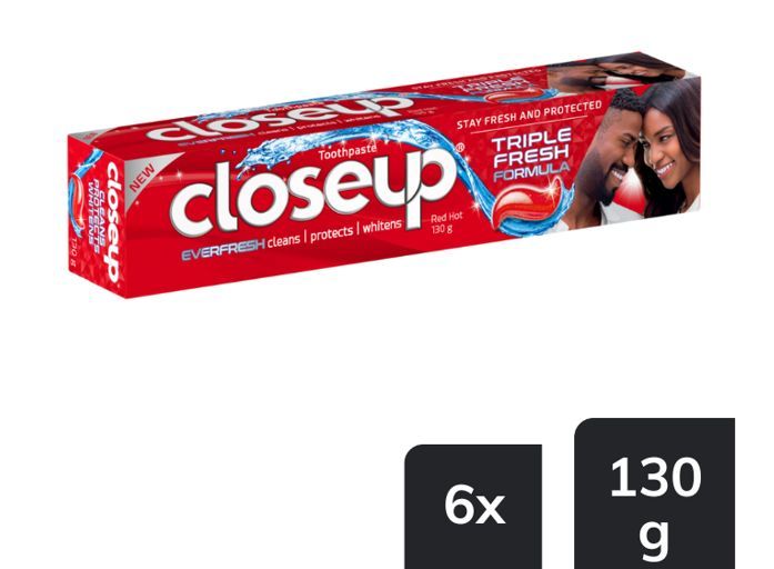 Red Hot Toothpaste 130g x 6