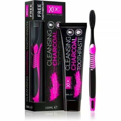 Cleansing Charcoal Toothpaste + Toothbrush