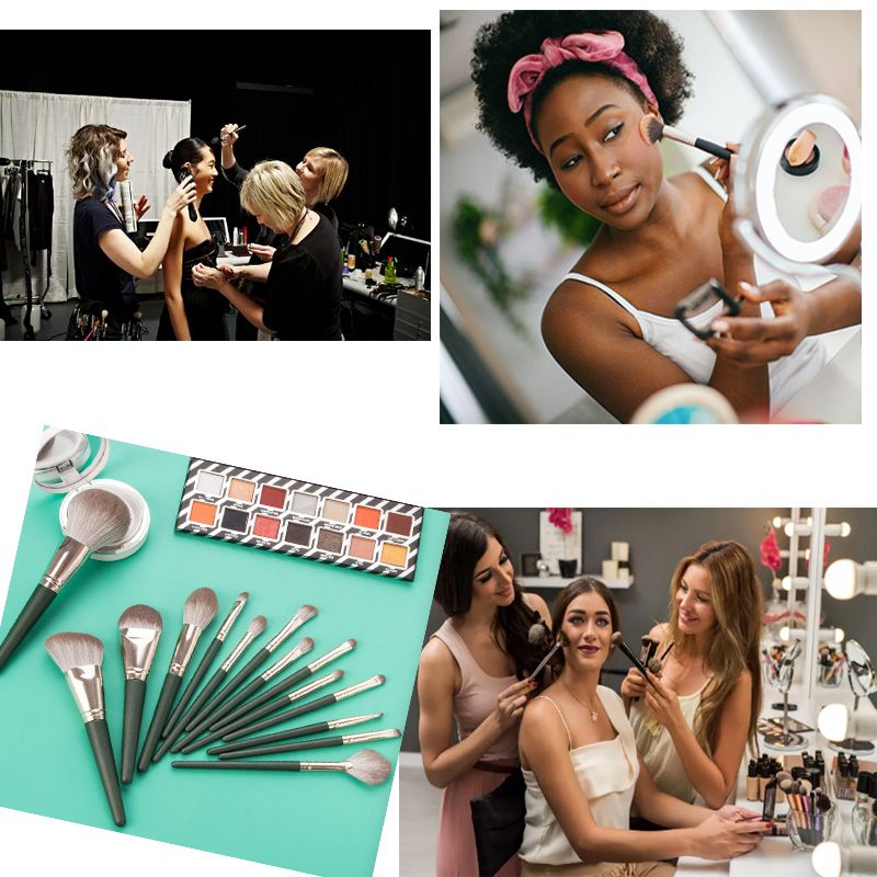 Professional Makeup Brushes Set Beauty Tools Bag