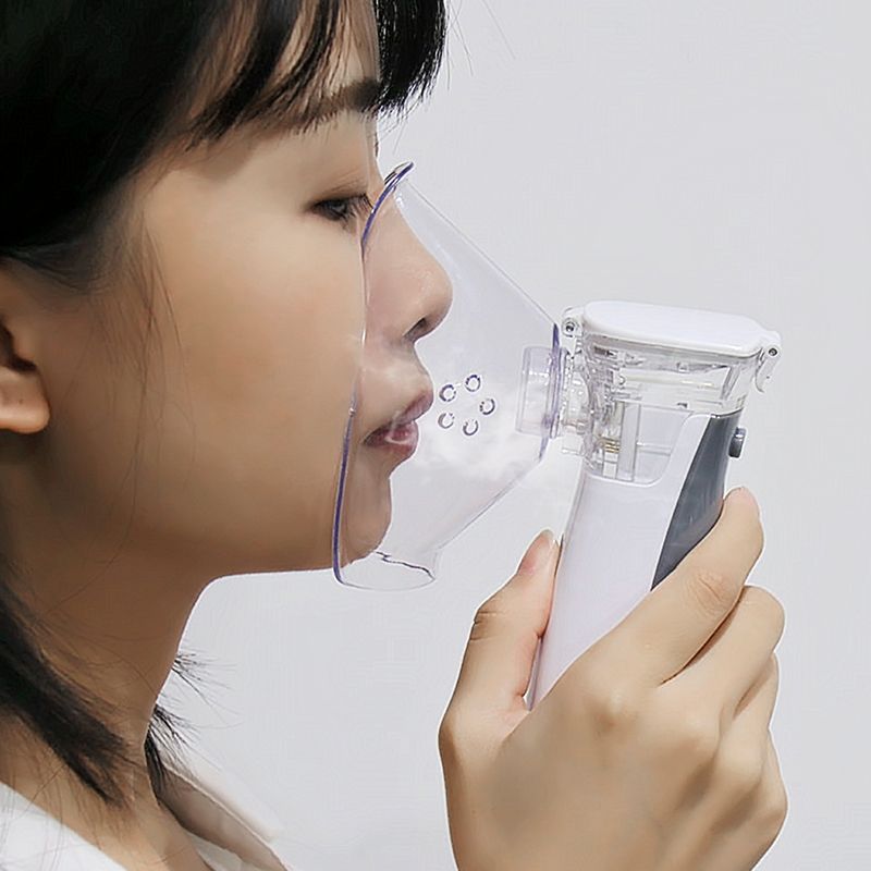 Mini Medical Portable Oxygen Inhaler Sprayer Mini Quiet Handheld Mesh Nebulizer Machine