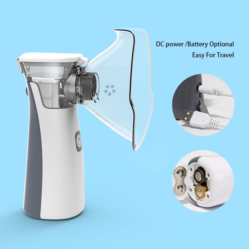 Mini Medical Portable Oxygen Inhaler Sprayer Mini Quiet Handheld Mesh Nebulizer Machine