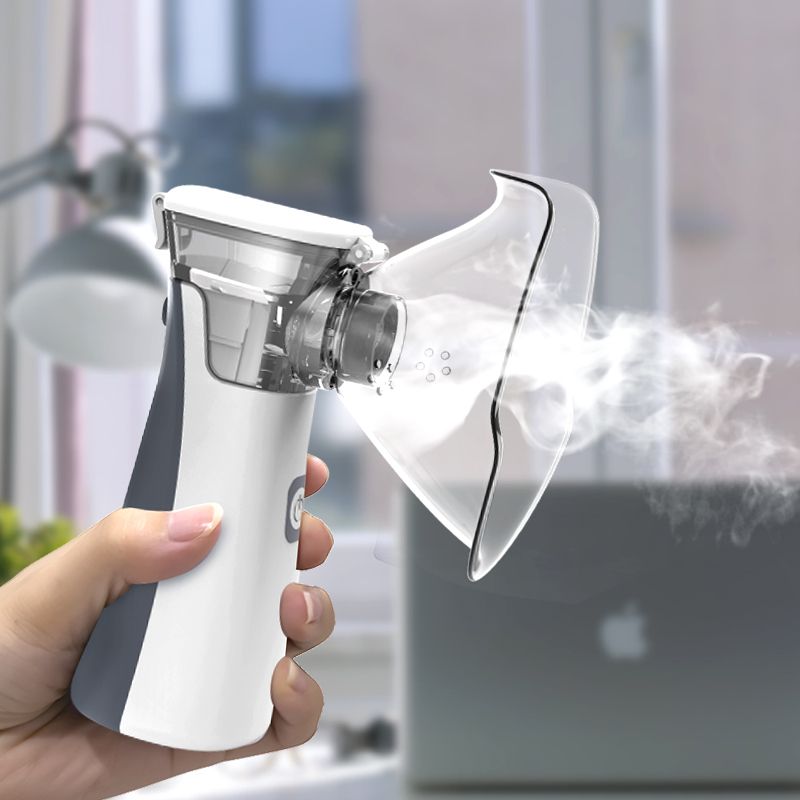 Mini Medical Portable Oxygen Inhaler Sprayer Mini Quiet Handheld Mesh Nebulizer Machine