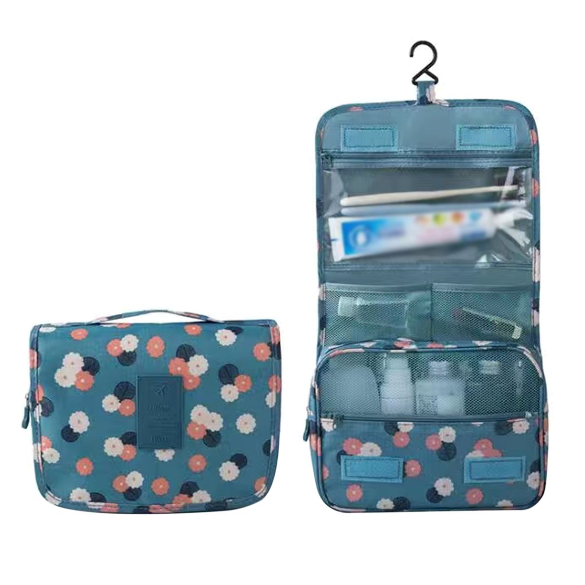 Travel Wash Cosmetic Bag Multifunctional Waterproof Foldable