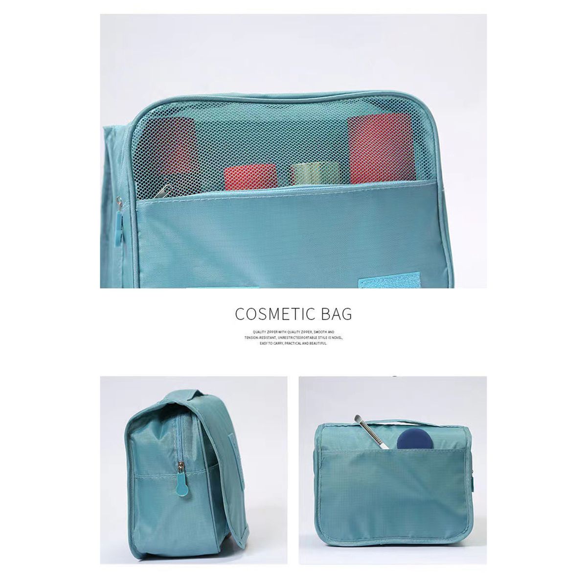 Travel Wash Cosmetic Bag Multifunctional Waterproof Foldable