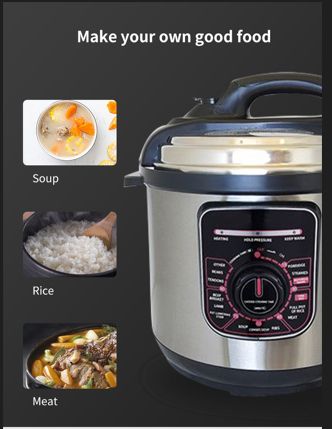 6L Multi-Use Non-stick Household Electric Pressure Cooker