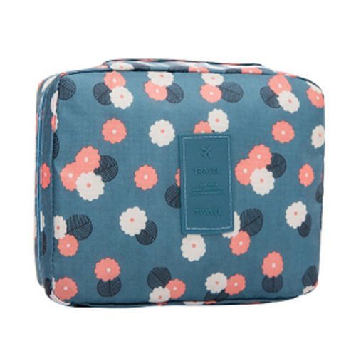 Cosmetic Storage Bag Travel Bag Make Up Organizer-- Blue