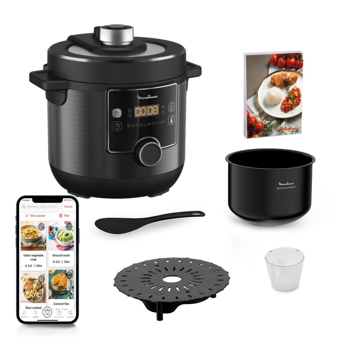7.6 Litres TurboCuisine Maxi Fast Pressure Cooker (CE777827)