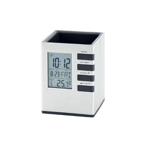 Vilgo Office Pen Holder With Digital Clock/calendar/alarm