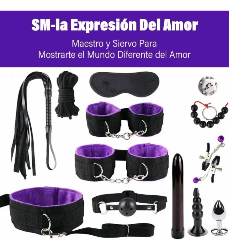 Sex Game 13 Pieces Leather Bondage Restraint Set