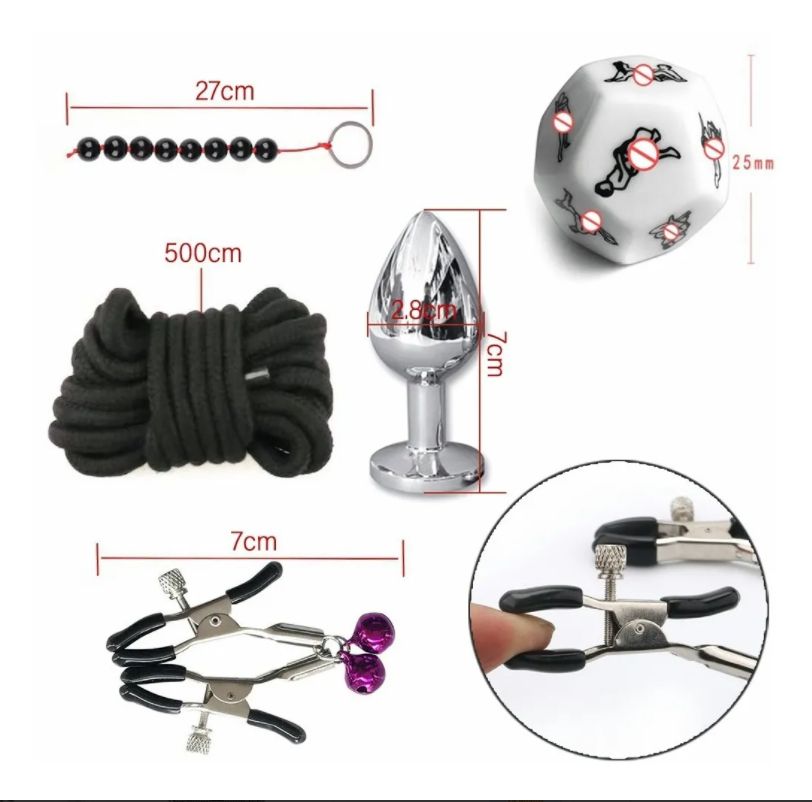 Sex Game 13 Pieces Leather Bondage Restraint Set