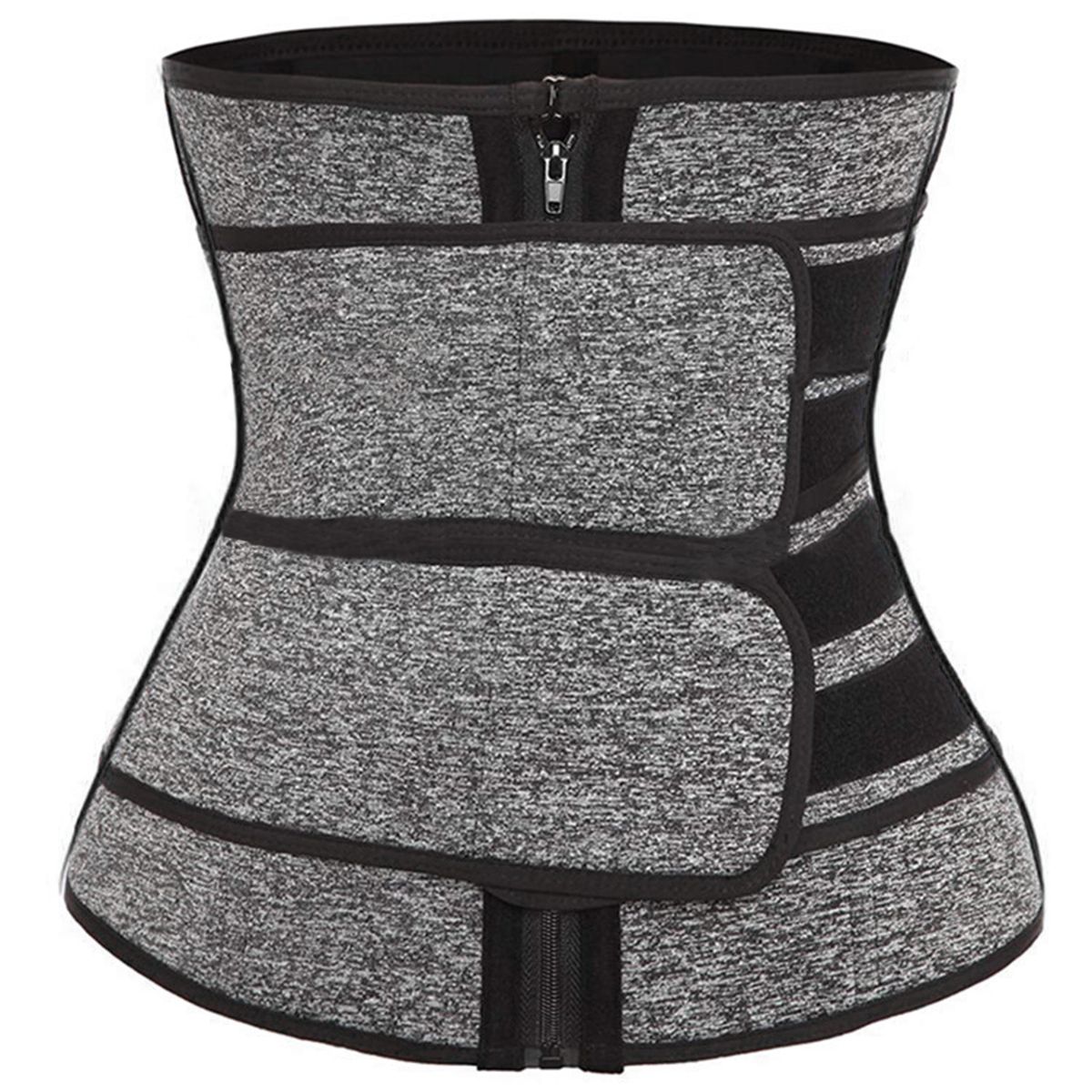 Waist Trainer Elastic Adjustable Spandex-Snowflake Grey