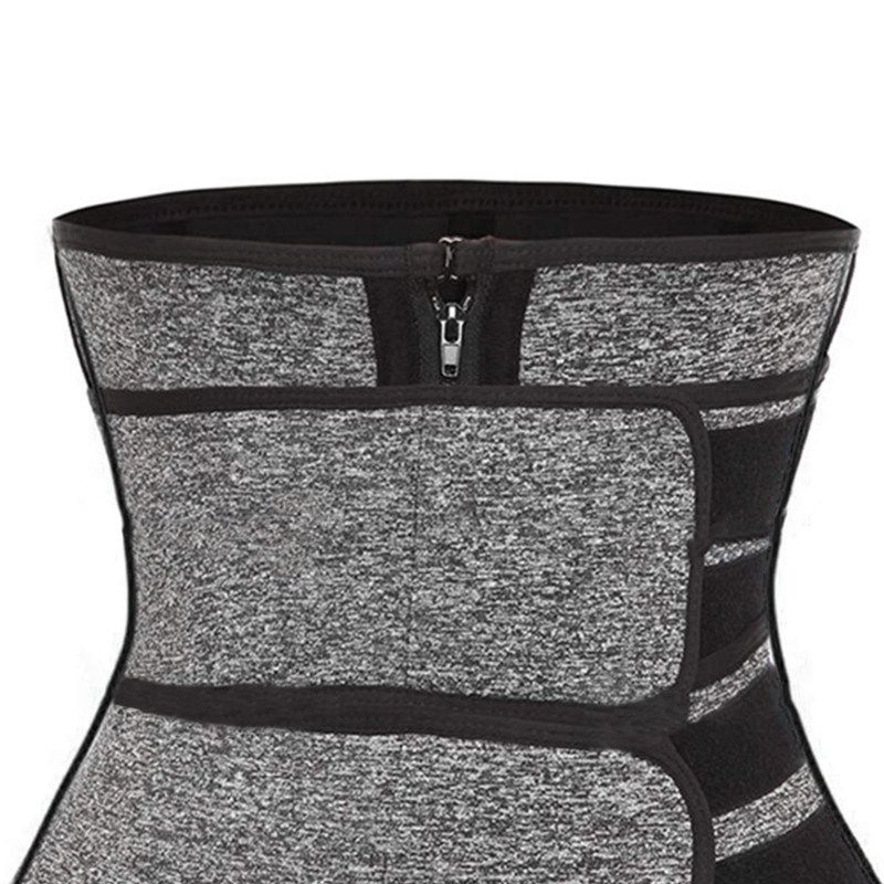Waist Trainer Elastic Adjustable Spandex-Snowflake Grey