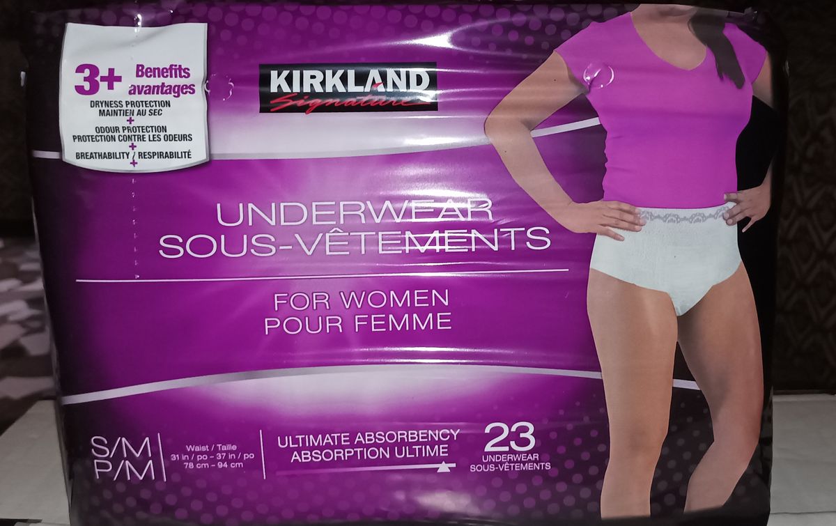 Adult Underwear/ Diapers For Women Small/ Medium 23count