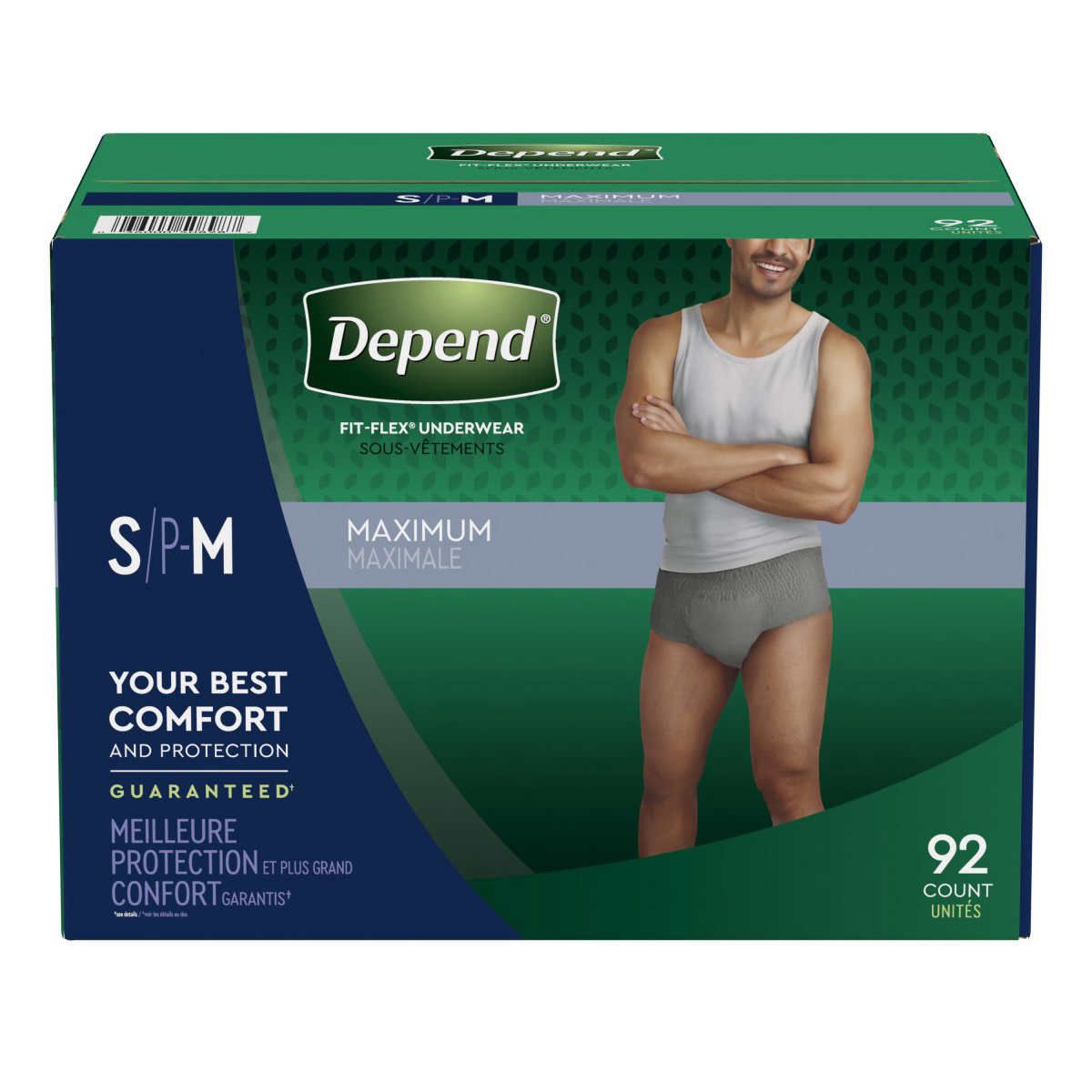 Flexi Fit Incontinence Underwear For Men ( S/Medium) 92.