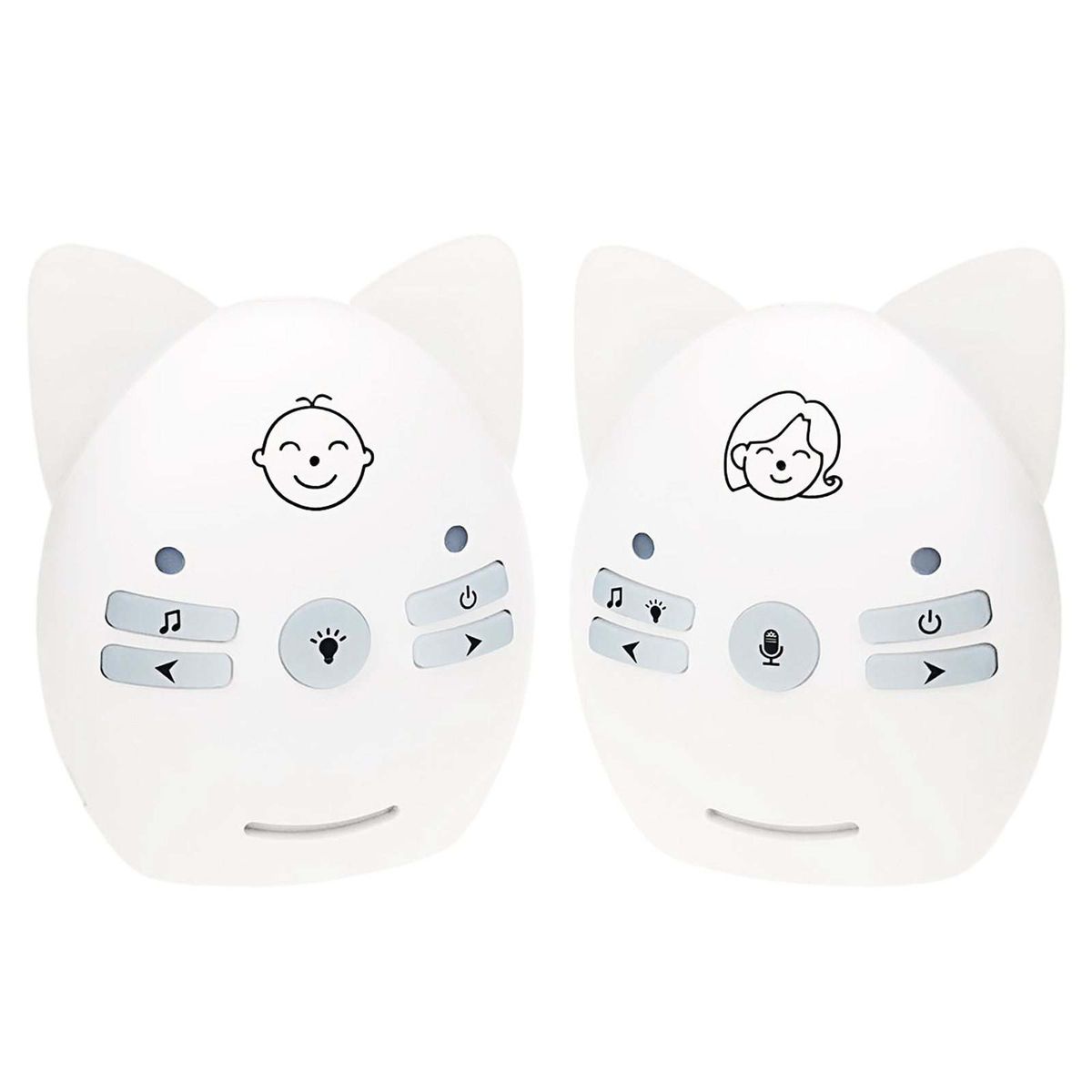 2.4ghz Wireless Baby Cry Detector Sensitive Transmission White US Plug