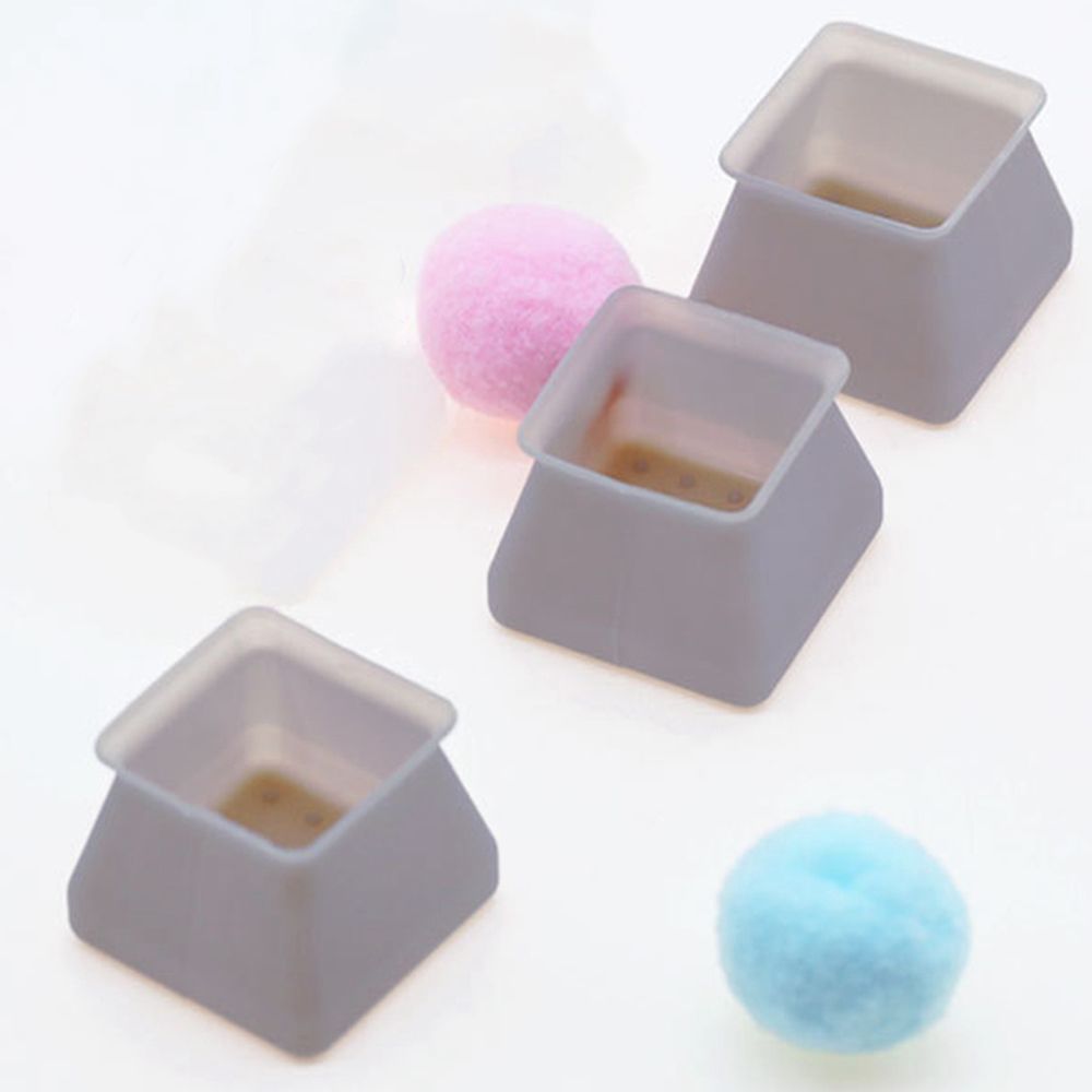 16Pcs Chair Leg Caps Silicone Floor Protector Square