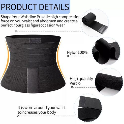 Waist Trainer Tummy Compression Wrap Belt SNATCHER
