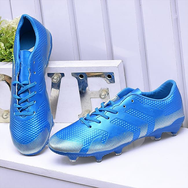 Men Soccer Football Boot Blue/white