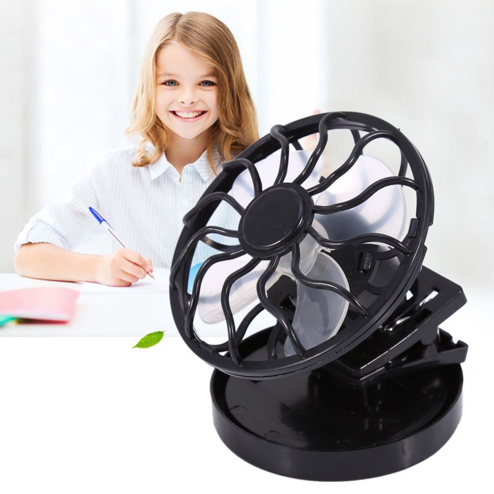 Electric Mini Clip-on Solar Fan Air Conditioner Cooling