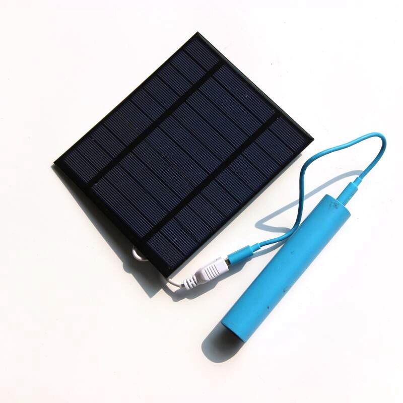 NEW-2.5W 5V Solar Powered Panel Iron Fan For Home Office