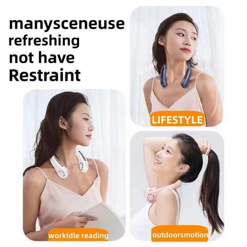 2023 New Summer Air Cooling Hanging Neck Fan