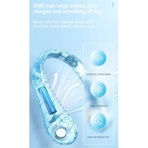 2023 New Summer Air Cooling Hanging Neck Fan