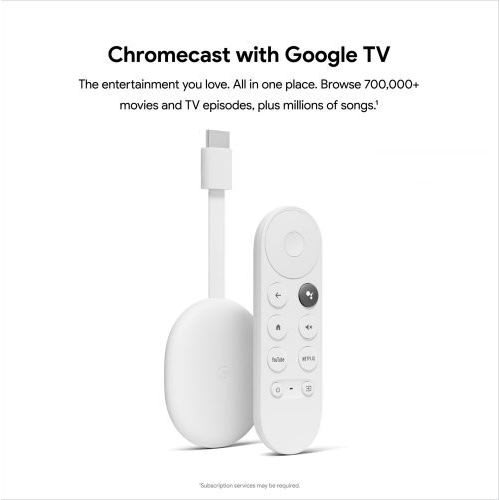 Chromecast With Google Tv - Streaming Entertainment In 4k Edit