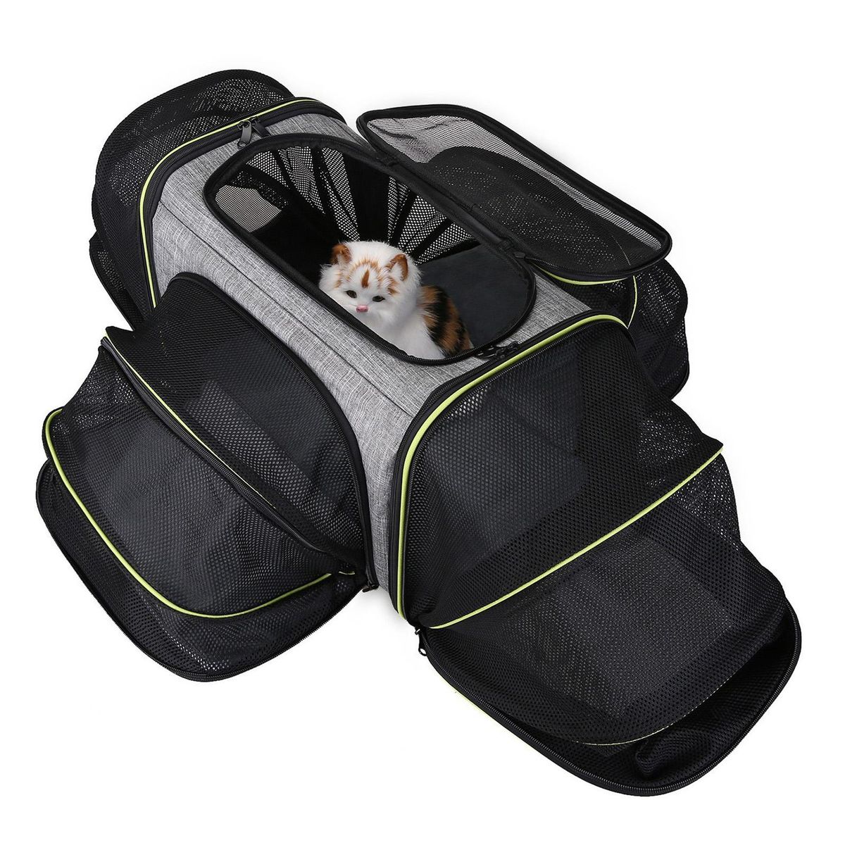 Pet Bag Pet Carrier Handbag Outdoor Bag Grey