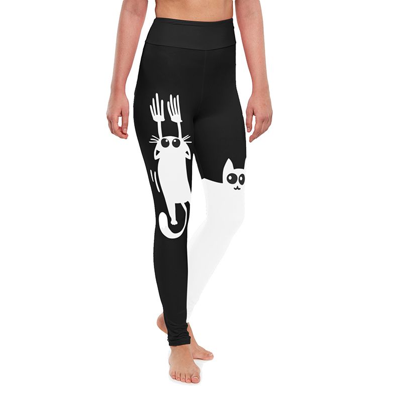 High Waist Yoga Pants Tummy Control Workout Pants Running Pants Cycling Joggers Leggings
