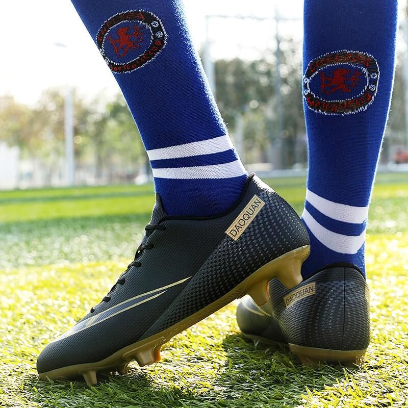 Soccer Shoes Indoor Long Short Spikes Football Boots Children 32-47