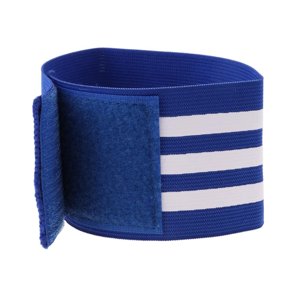 CAPTAIN'S ARM BAND Football Soccer Sports Nylon Armband #2 Blue