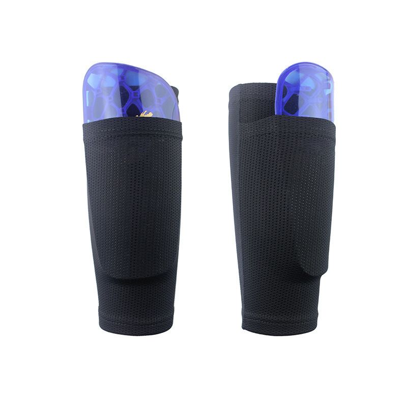 Soccer Football Support Socks Nylon Leg Covers Shinbone Protector With Pocket Footbalear-Green
