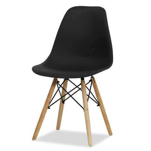 RESTAURANT PLASTIC CHAIR - BLACK