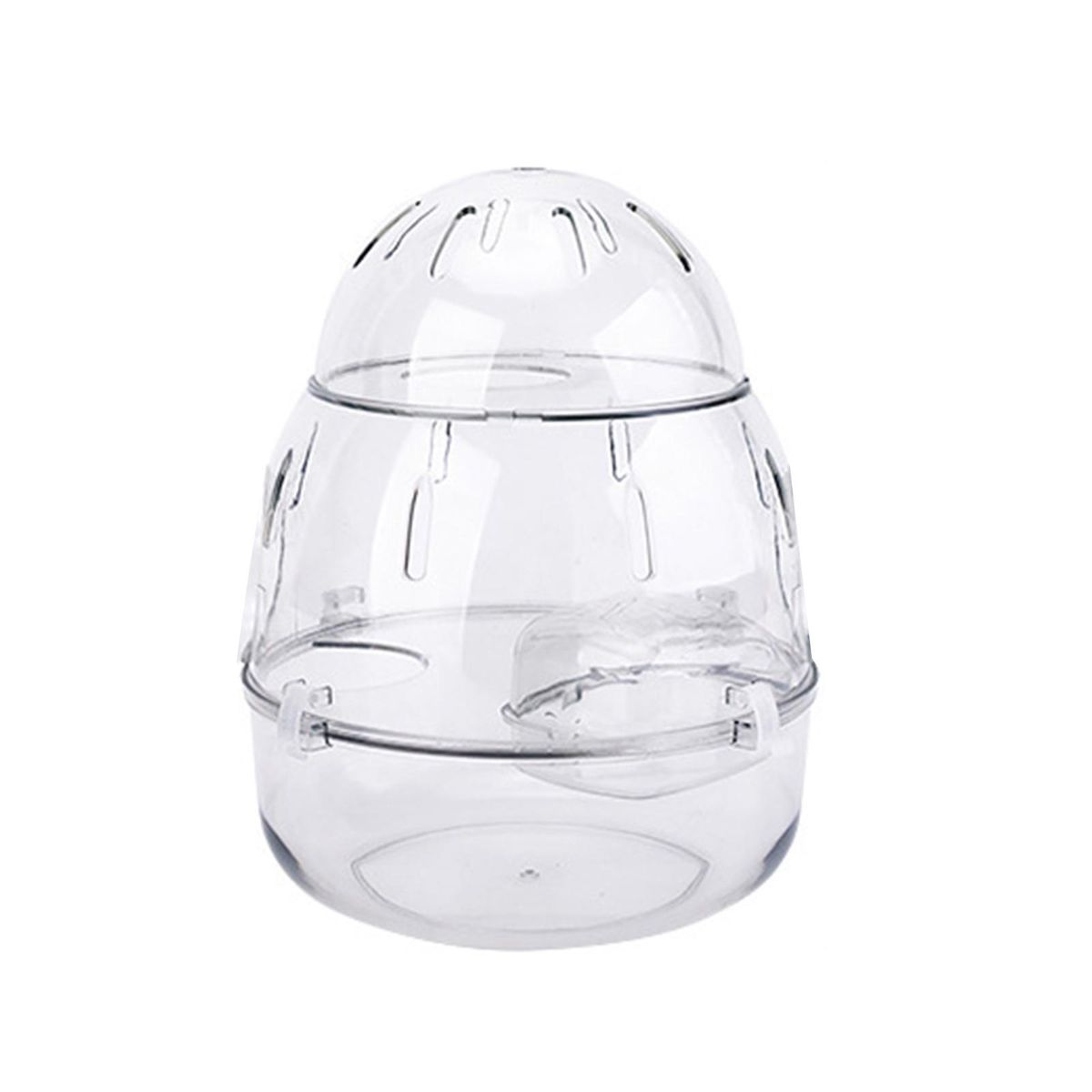 Hamster Bath Container Chinchilla Guinea Pig Rat Pet Bathroom Clear