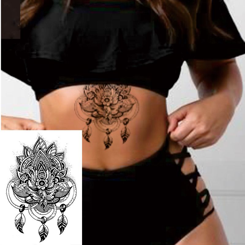 Female 1 Sticker Hot Waist Tatto Tatoo Tattoo Temporary Breast Fake Art Body PIECE Flash Waterproof Sexy Women