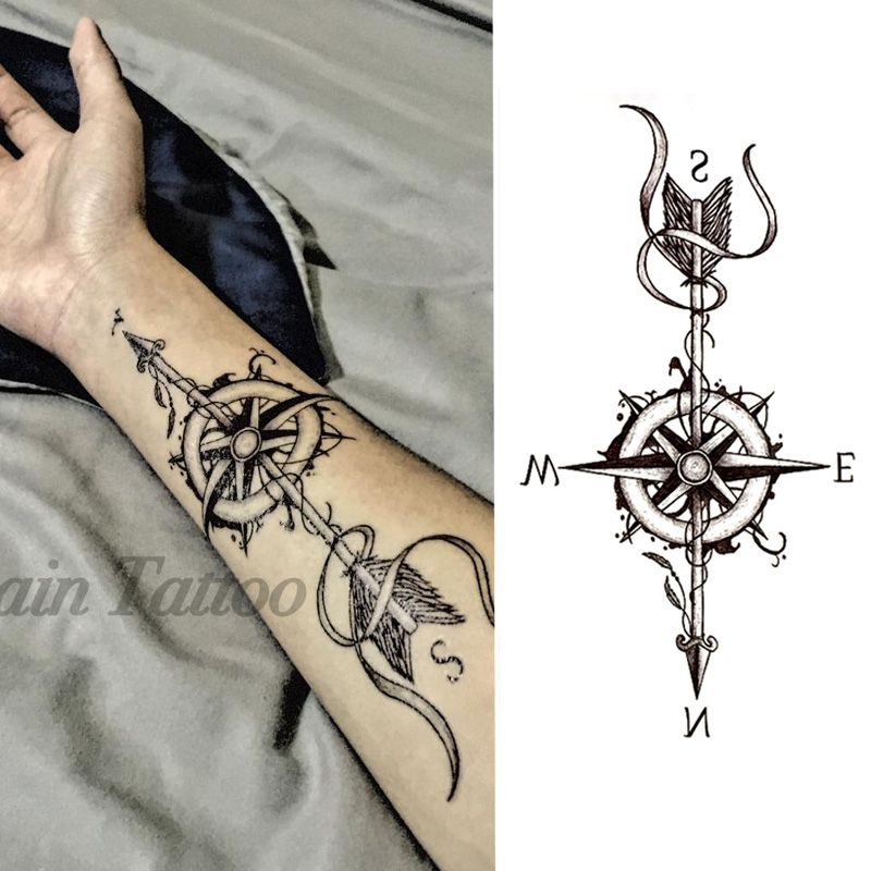 Hot Woman Women For Piece 3D Tattoo Temporary Men Sticker Large 1 Animal Cross Tattoo Tattoo Flash Waterproof