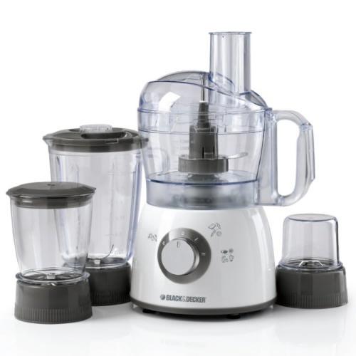 Food Processor With Blender + Mincer & Grinder - 400W - White - FX400BMG