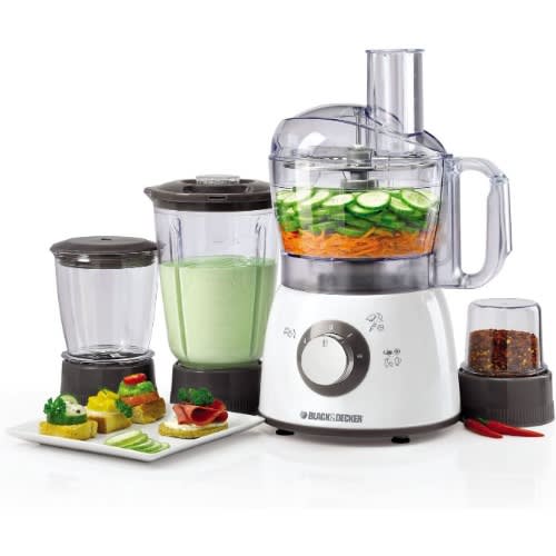 Food Processor With Blender + Mincer & Grinder - 400W - White - FX400BMG