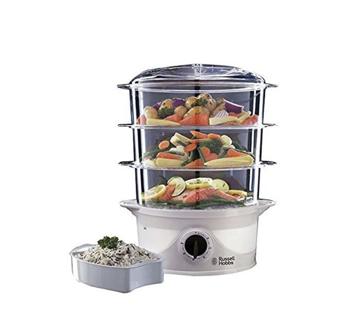 Versatile 3-Tier Food Fish And Vegetables Steamer