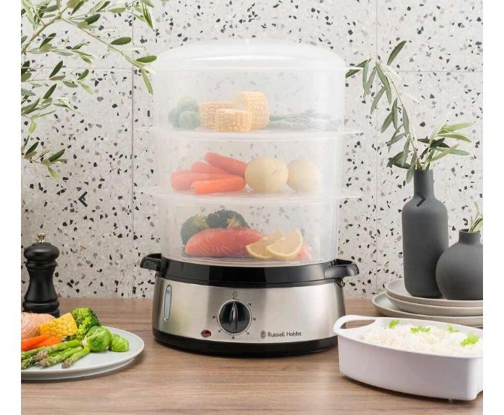 Cook@Home 3 Tier Food & Vegetable Steamer - 800W