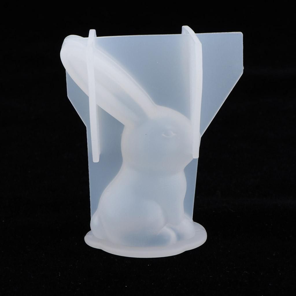 Clear Rabbit Silicone Ornament  DIY Epoxy Resin Casting