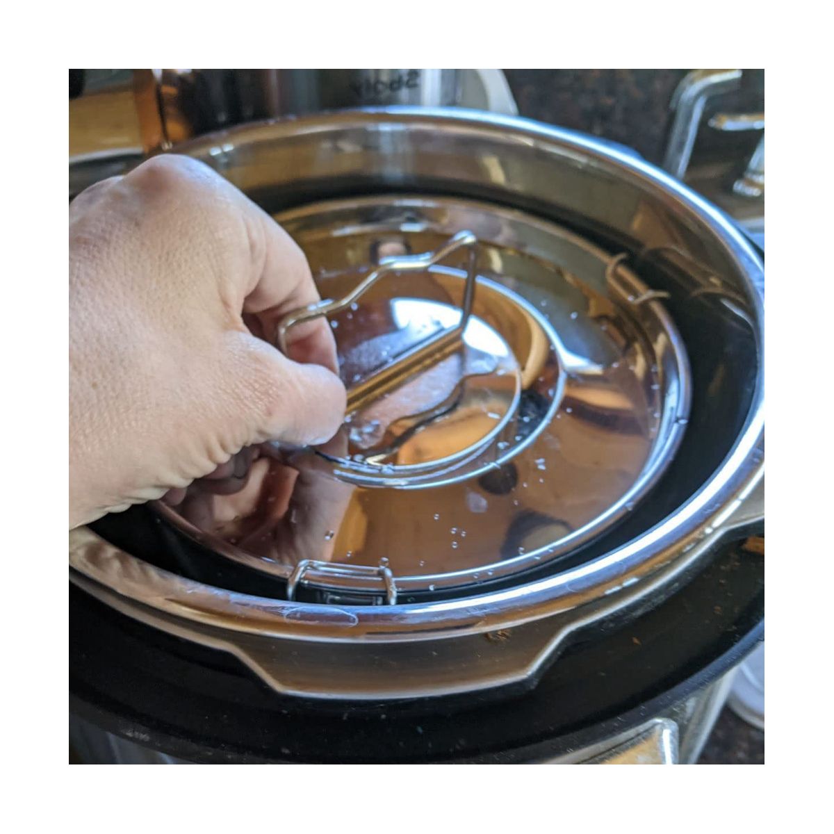 Flan Pan Flanera Mold Stainless Steel Flan Mold with Lid - Flan Maker for 6 Quart Pot