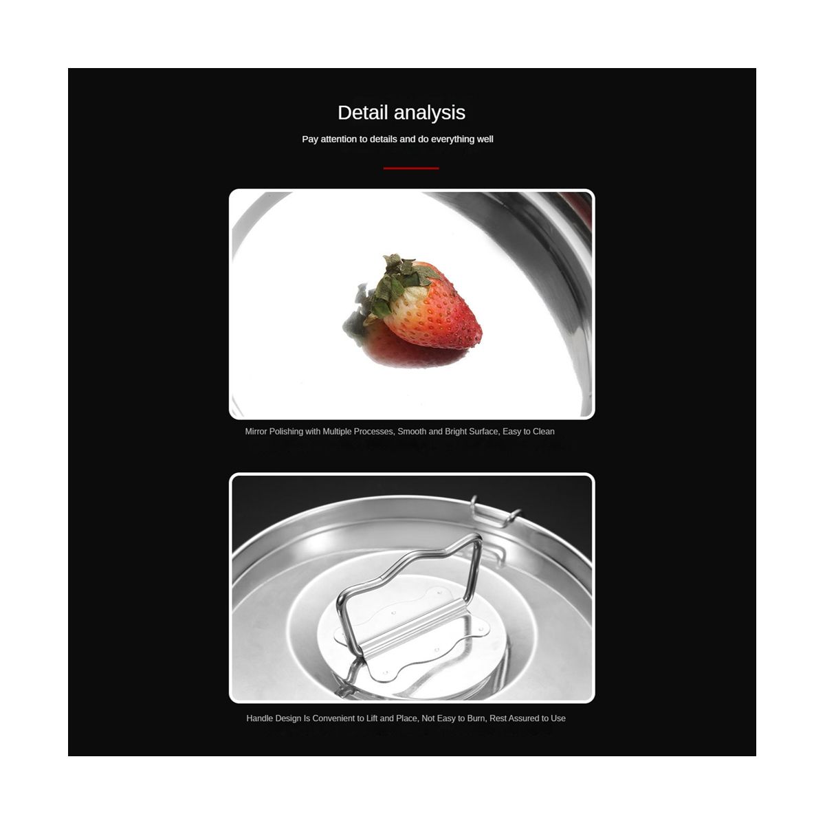 Flan Pan Flanera Mold Stainless Steel Flan Mold with Lid - Flan Maker for 6 Quart Pot