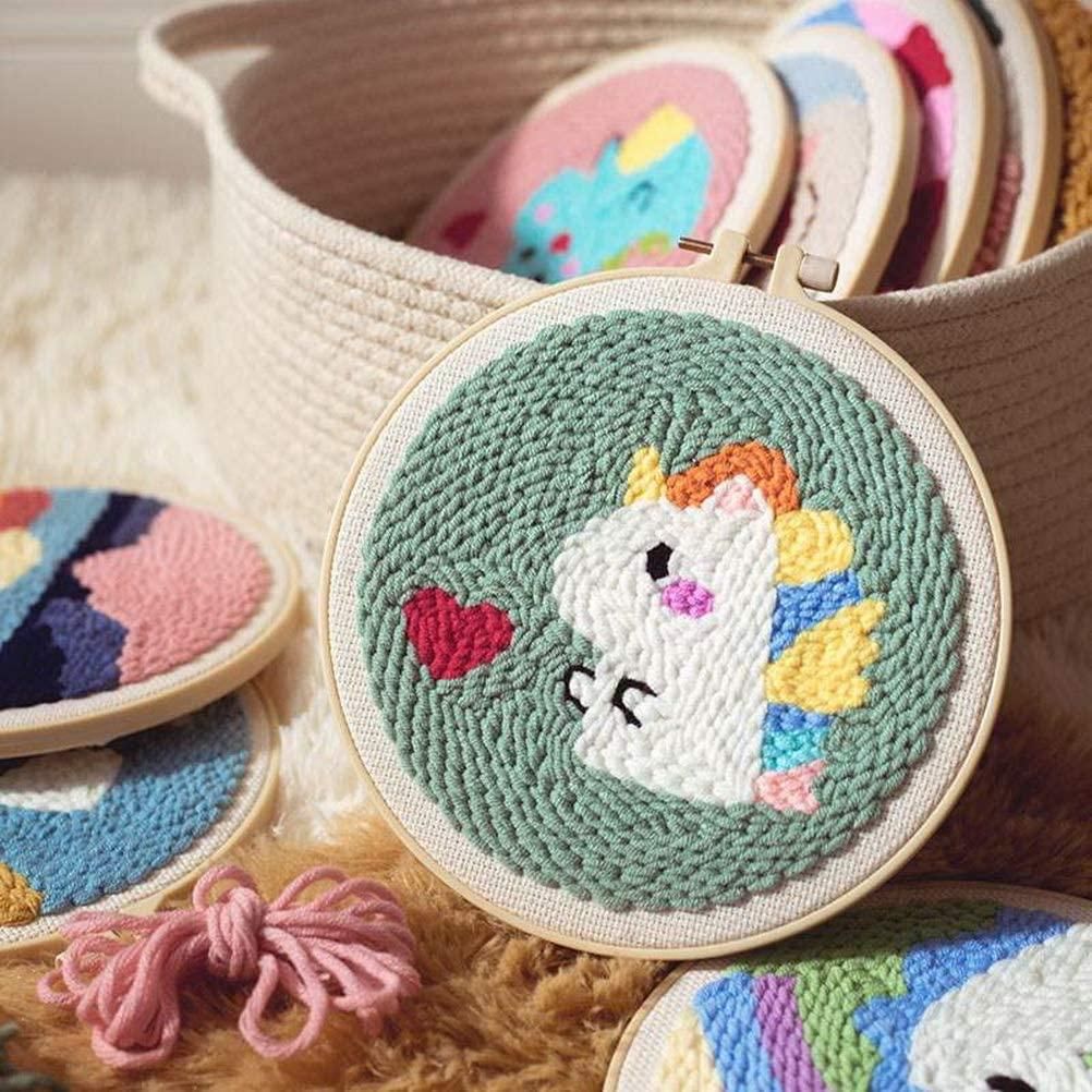 Punch Needle Cloth Fabric, Needlework Embroidery