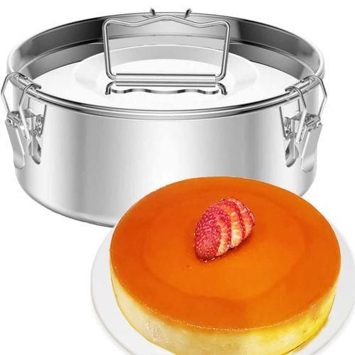 Stainless Steel Flan Mold 60 Oz, Compatible With