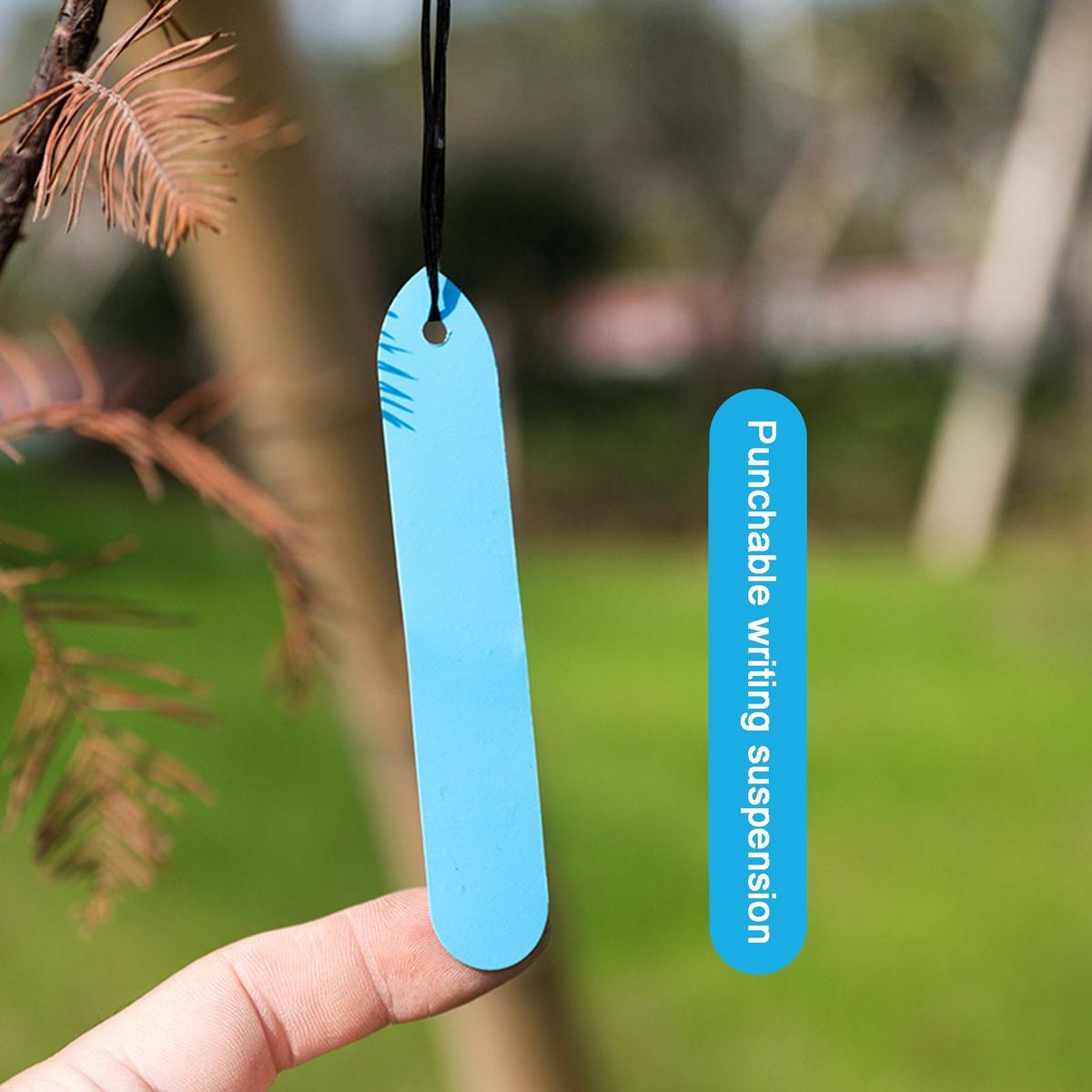 100PcsBag Plant Marker Nursery Tray Round Head Succulent Plants Plant Label Blue