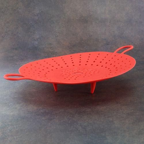 2 Pcs Silicone Steamer,Vegetable Steamer Basket
