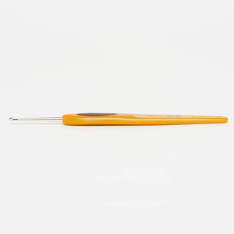 8Pcs/Set Crafts Hook Knitting Yarn Single Crocheting Silicone Crochet Ergonomic Soft Aluminium